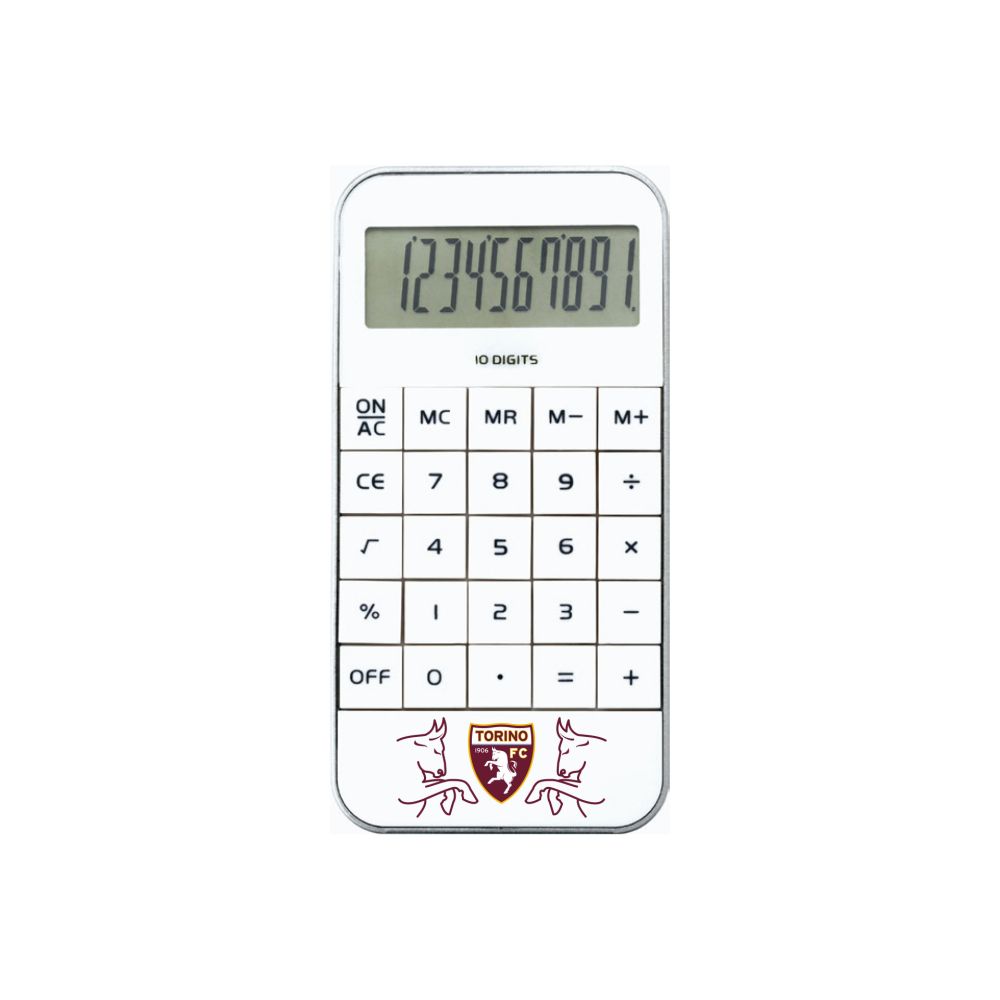 CALCOLATRICE 10 CIFRE CON LOGO TORINO FC