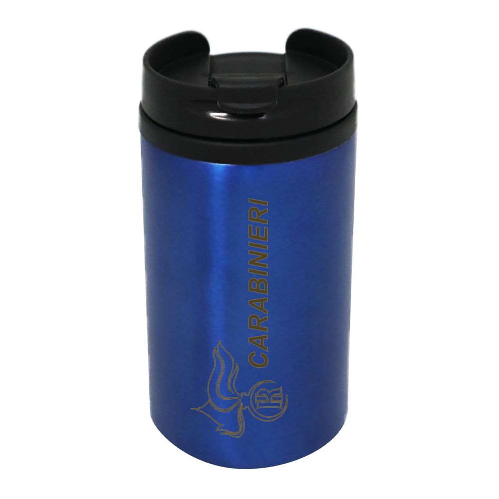 TAZZA TERMICA IN ACCIAIO INOSSIDABILE CAPACITA' 300 ML LOGO CARABINIERI