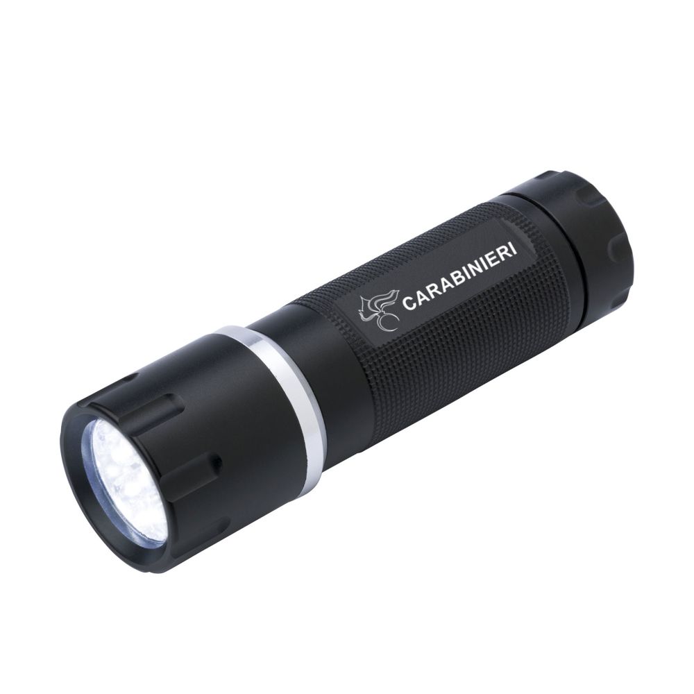 TORCIA TASCABILE CON 9 LED LOGO CARABINIERI