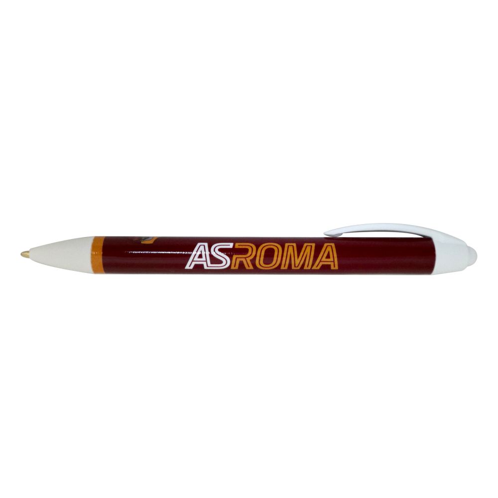 PENNA IN PLASTICA LOGO UFFICIALE E SCRITTA ASROMA