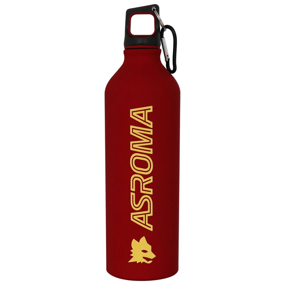 BORRACCIA ROSSA 800 ML CON LOGHI STAMPATI AS ROMA