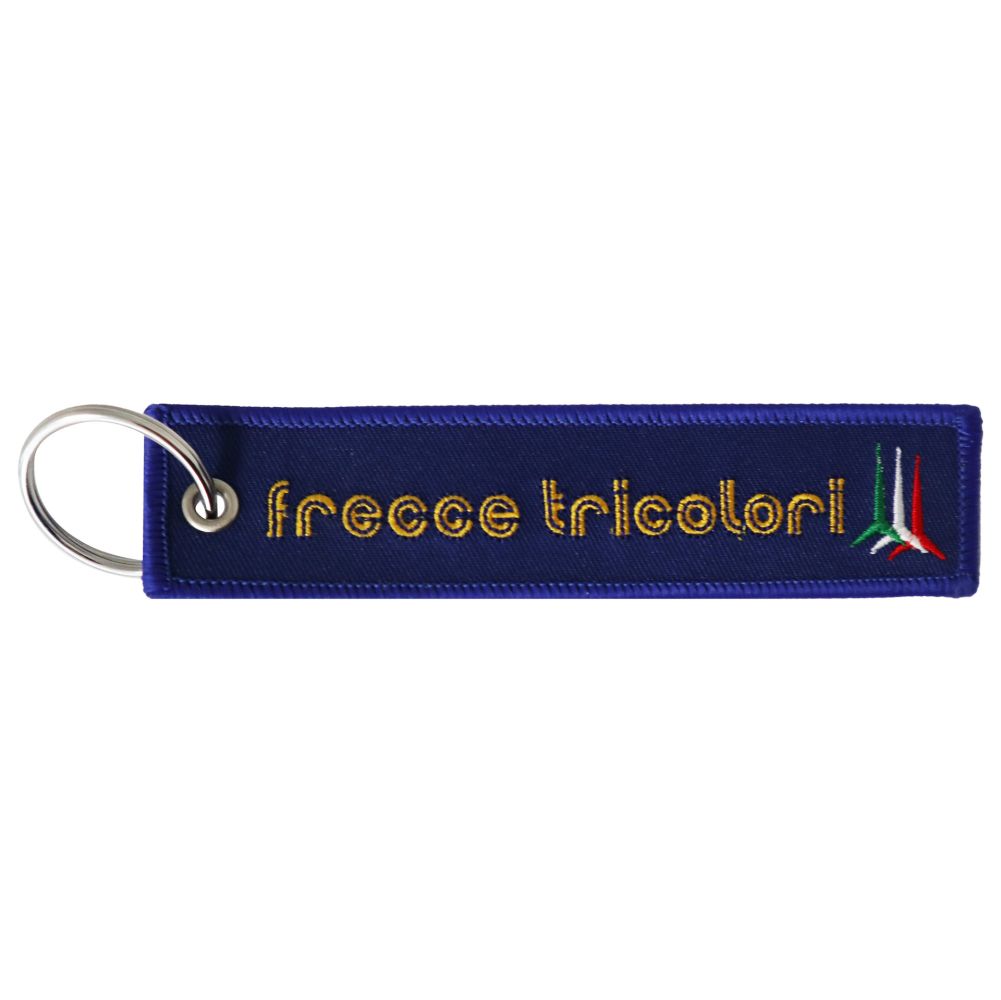 PORTACHIAVI IN STOFFA RICAMATO FRECCE TRICOLORI, DIMENSIONI 135X30 MM