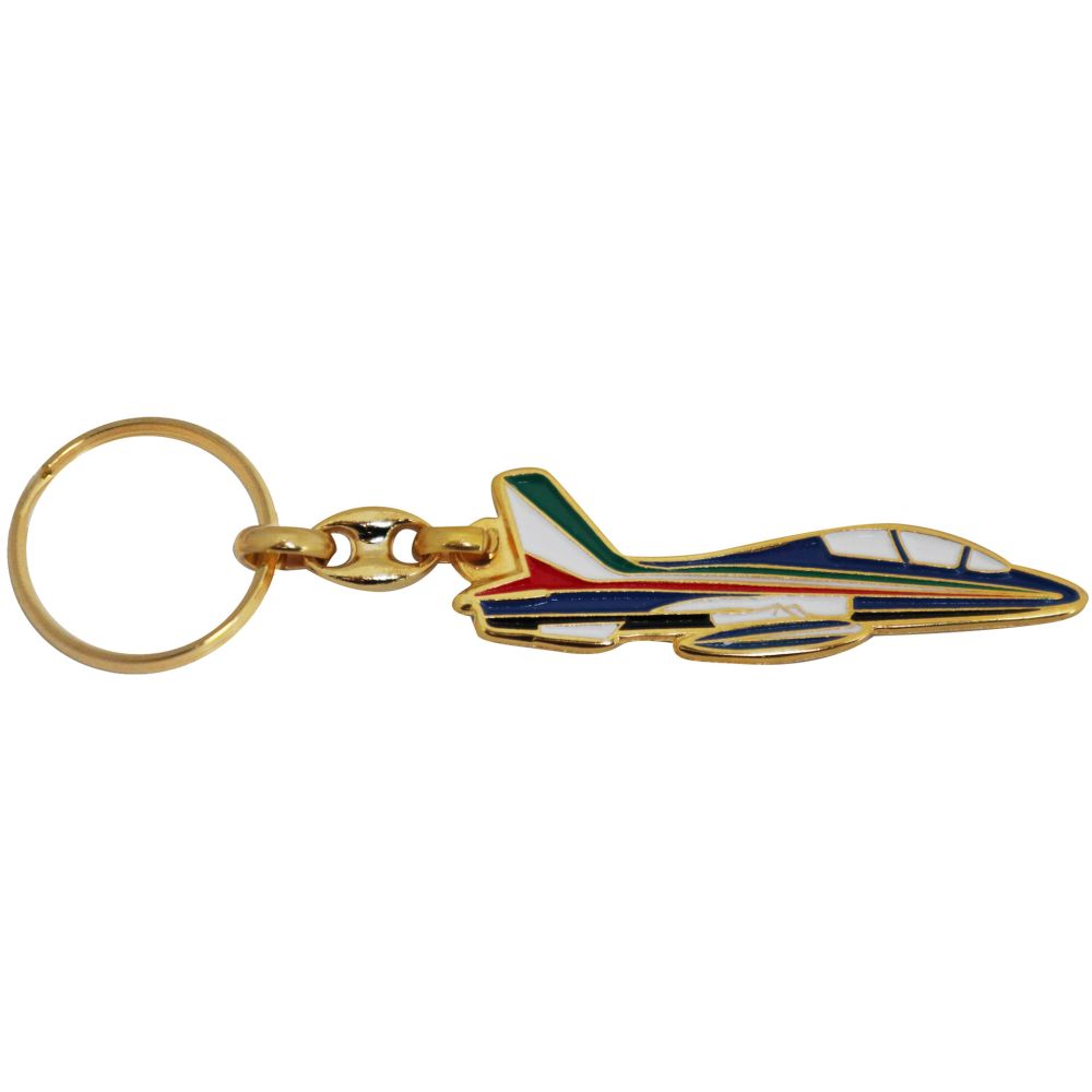 PORTACHIAVI IN METALLO SMALTATO MB-339 PAN FRECCE TRICOLORI, DIMENSIONI