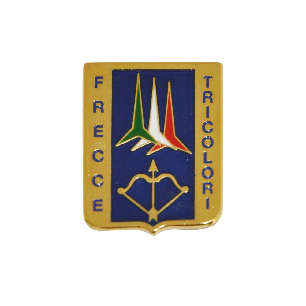 MAGNETE SCUDO FRECCE TRICOLORIIN METALLO SMALTATO, DIMENSIONI 35X45 MM