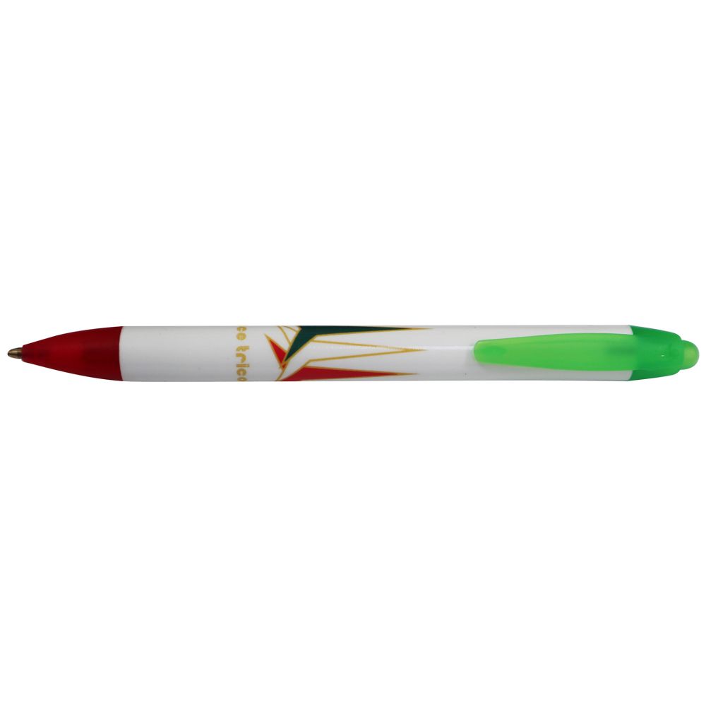 PENNA IN PLASTICA , REFILL BLU, FUSTO STAMPATO 360?,LOGO F.T.