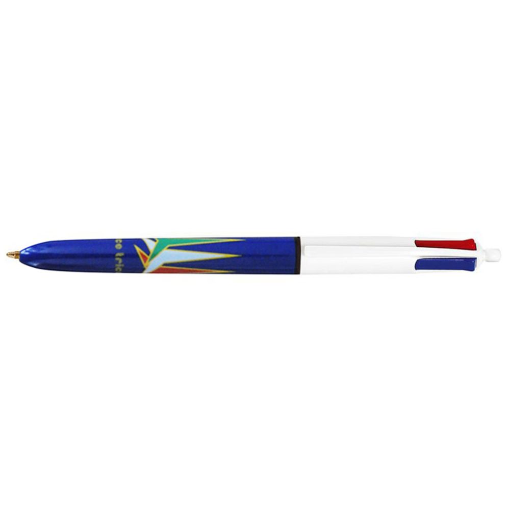 PENNA IN PLASTICA, REFIL 4 COLORI: BLU, ROSSO, NERO E VERDE