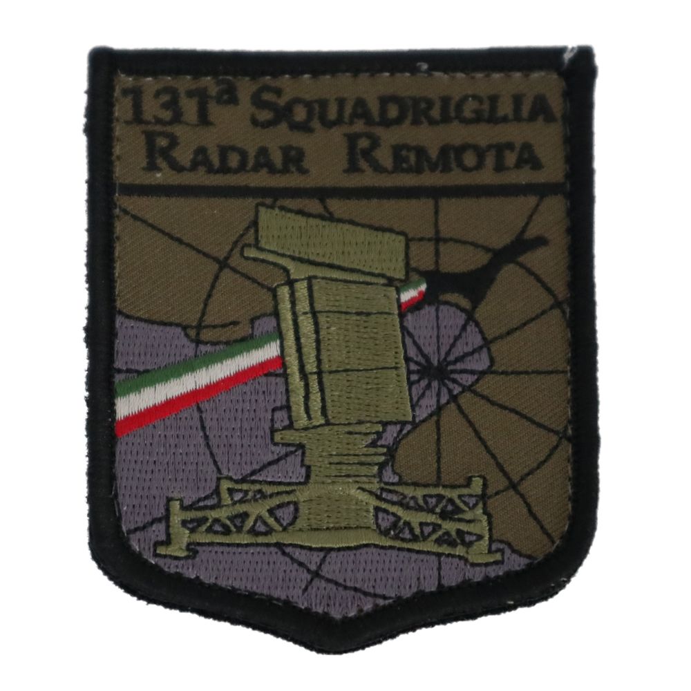 PATCH DISTINTIVO BASSA VISIBILITA RICAMATA CON VELCRO 90X70 MM 131 SQUAD
