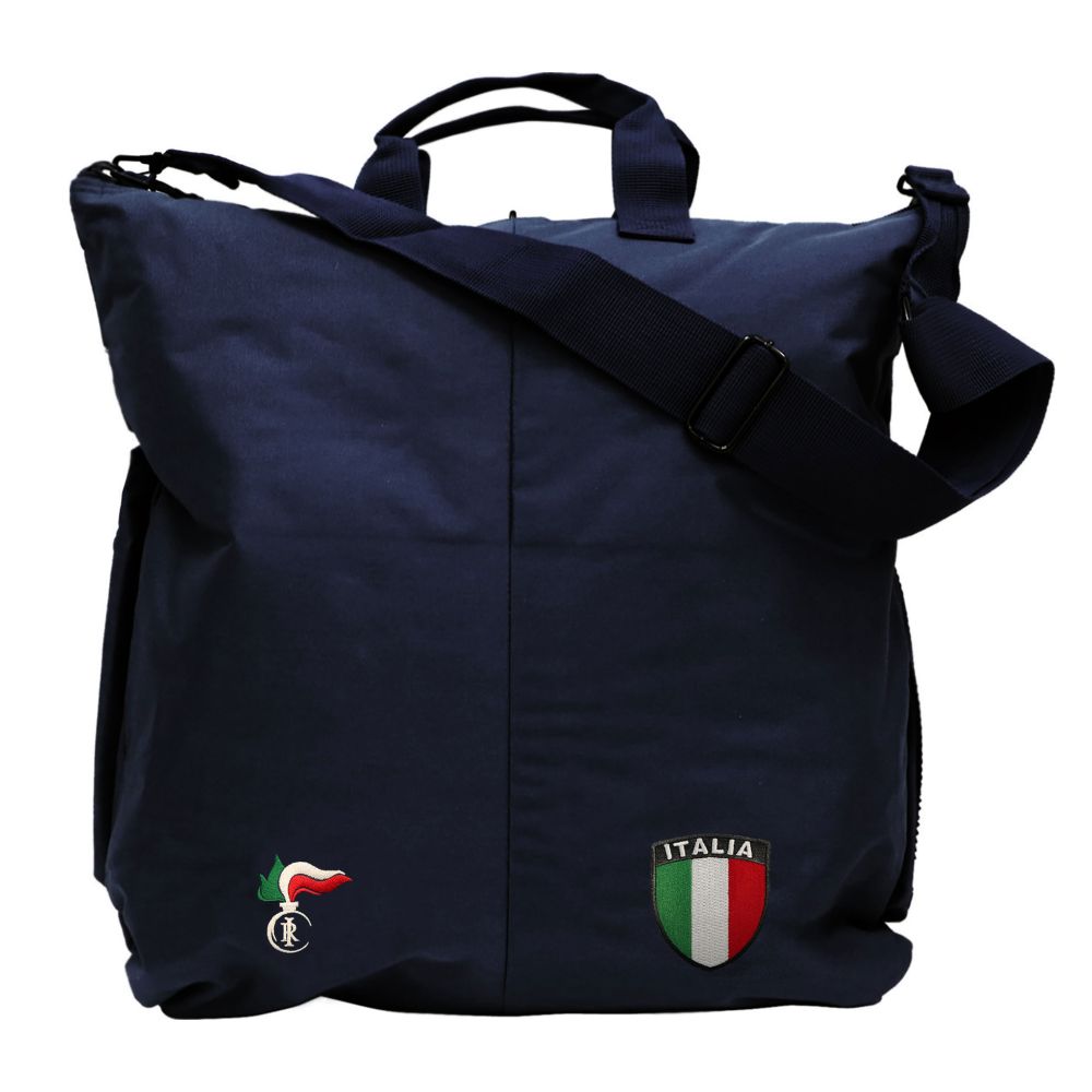 BORSA PORTACASCO BLU CON LOGO RICAMATO CARABINIERI