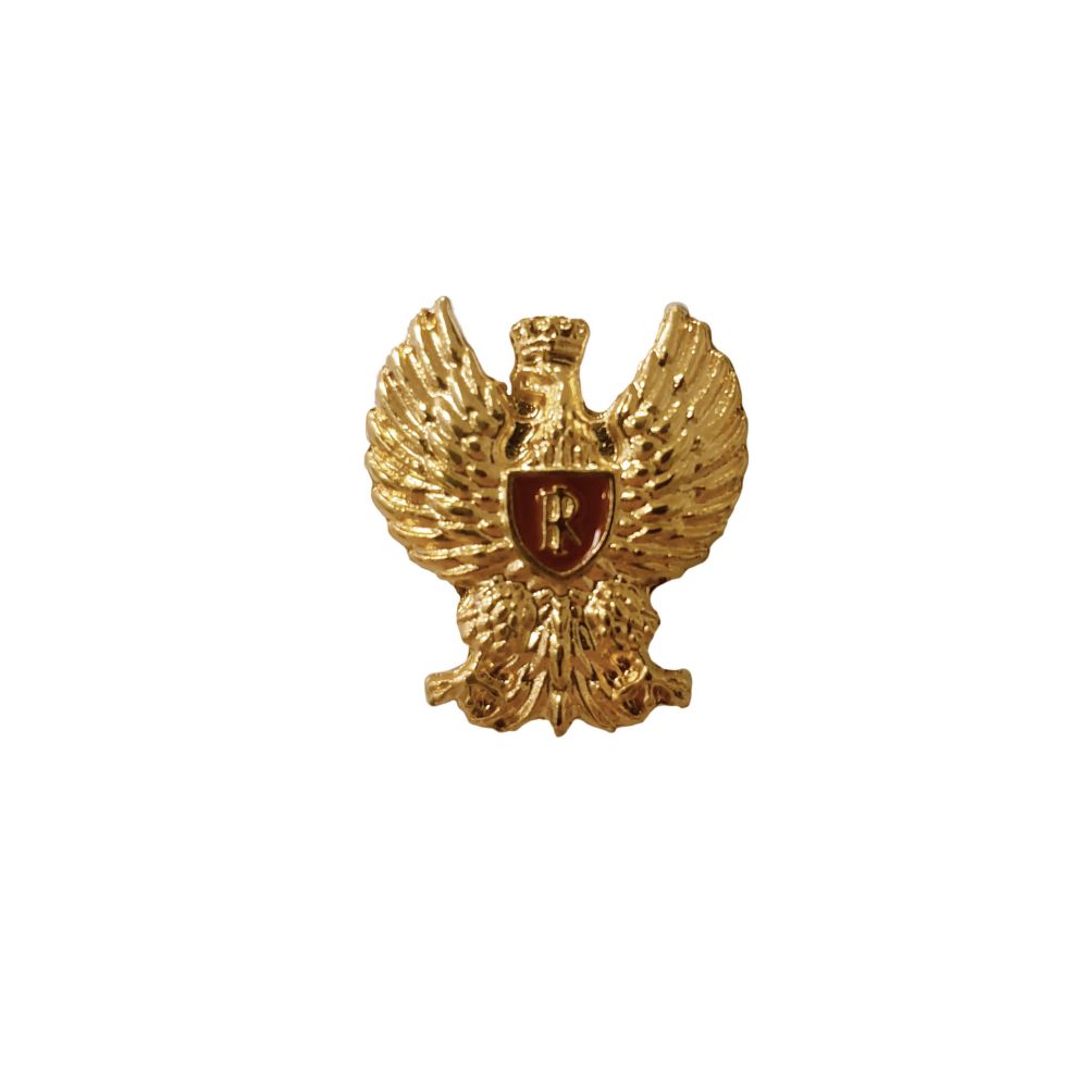 DISTINTIVO DA GIACCA METALLO DORATO CON AQUILA FREGIO POLIZIA DI STATO