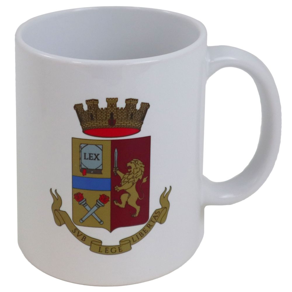 TAZZA MUG CON STEMMA ARALDICO POLIZIA DI STATO