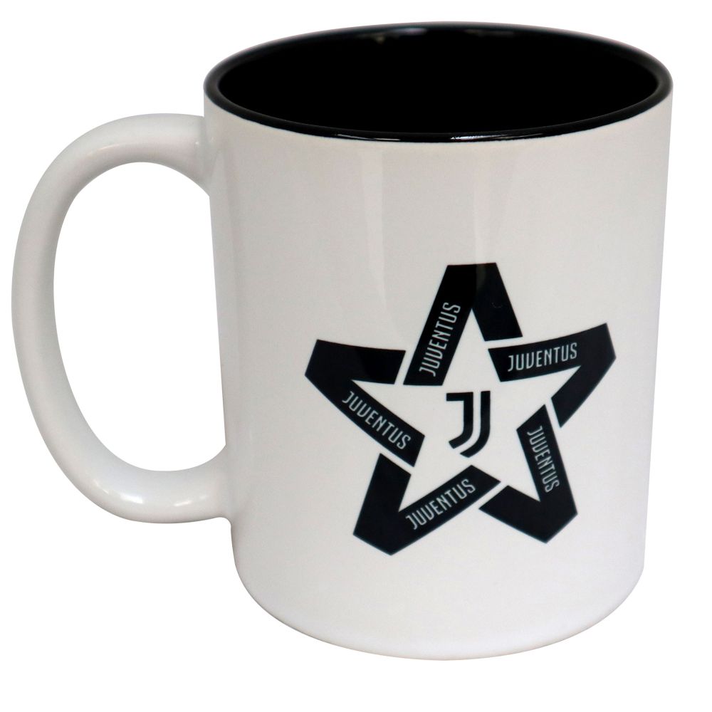 MUG IN CERAMICA CON INTERNO NERO STELLA JUVENTUS