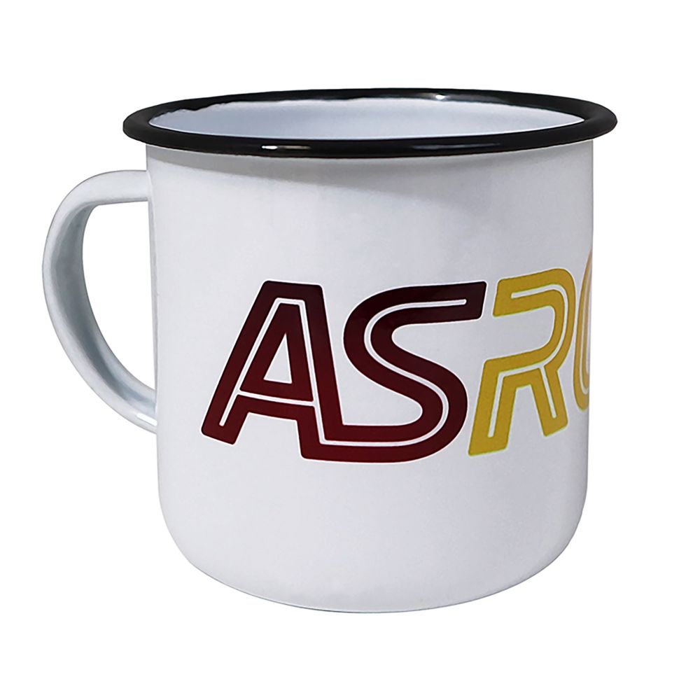 MUG IN METALLO SMALTATO AS ROMA