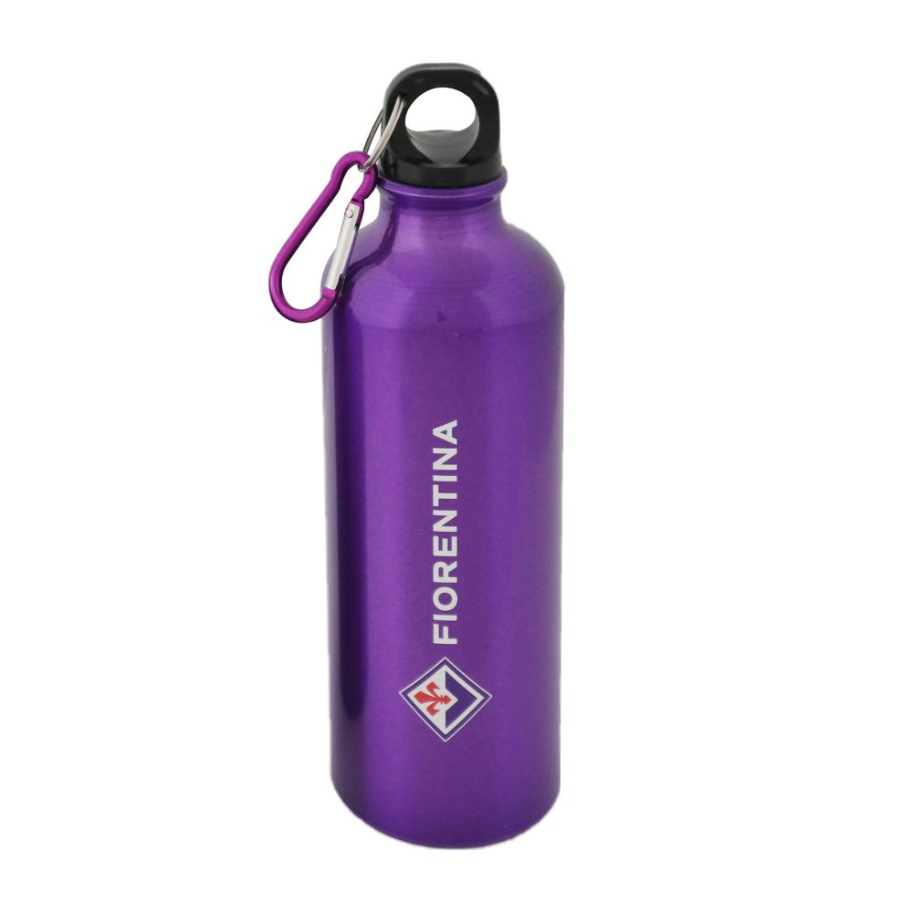 BORRACCIA IN ALLUMINIO VIOLA 500 ML LOGO E SCRITTA FIORENTINA