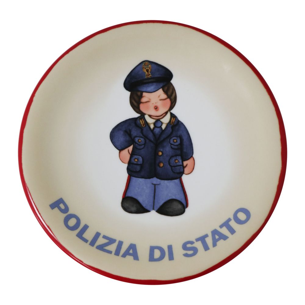 PIATTO POLIZIA DI STATO THUN DIAM.19,5cm