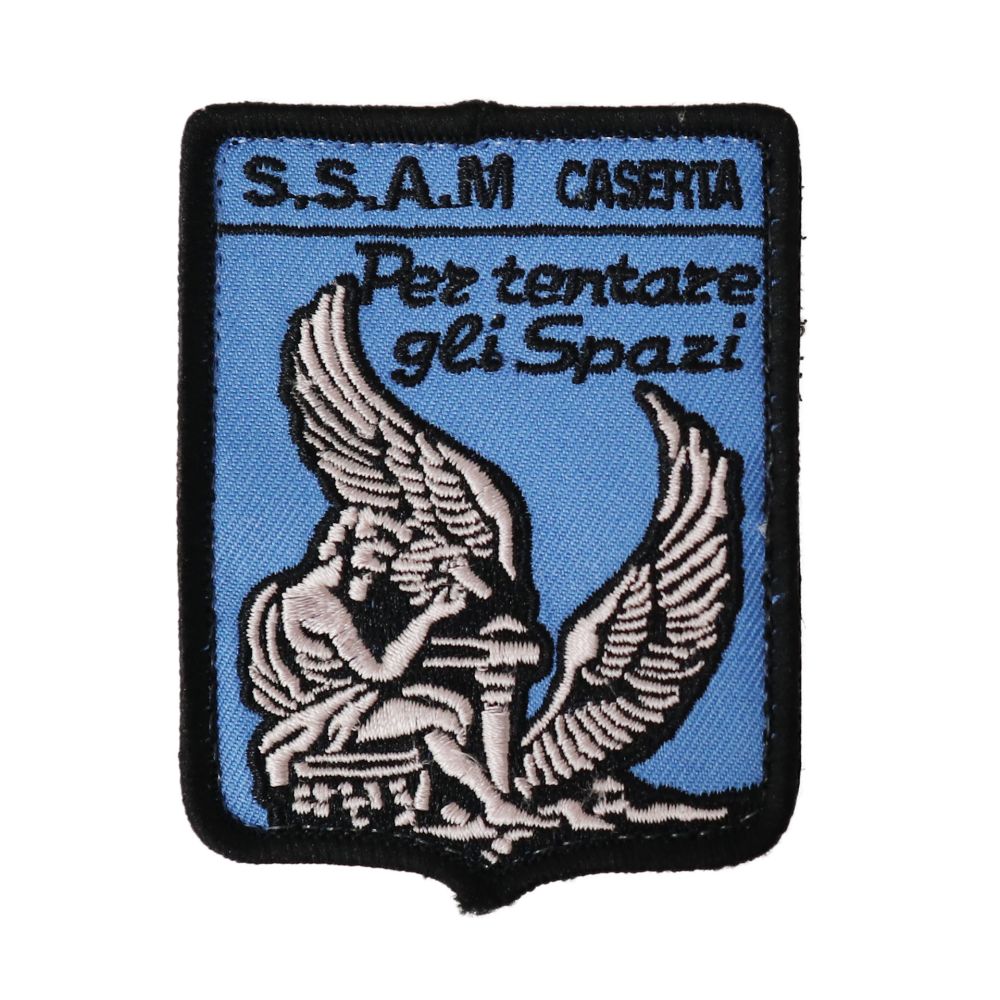 TOPPA DISTINTIVO RICAMATO CON VELCRO 80X60 MM SSAM CASERTA
