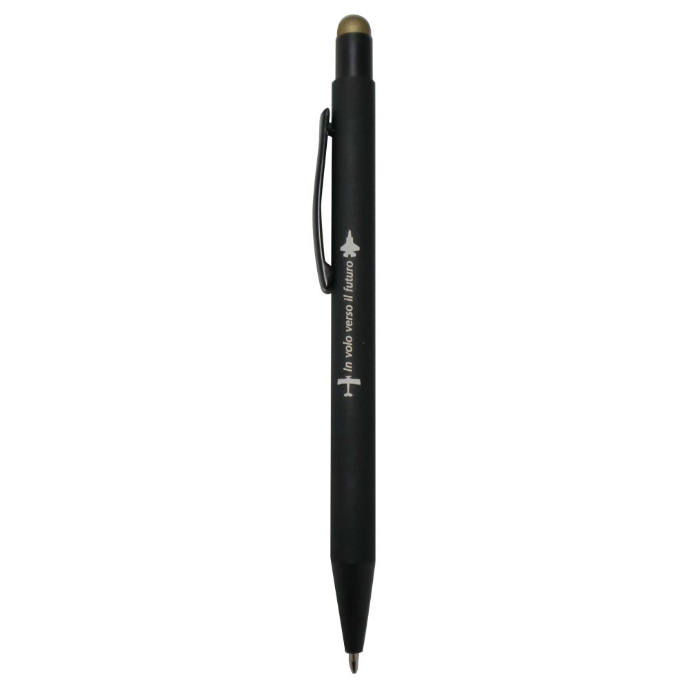 PENNA A SFERA A SCATTO IN ALLUMINIO FINITURE MATT ? 10 X 140 MM
