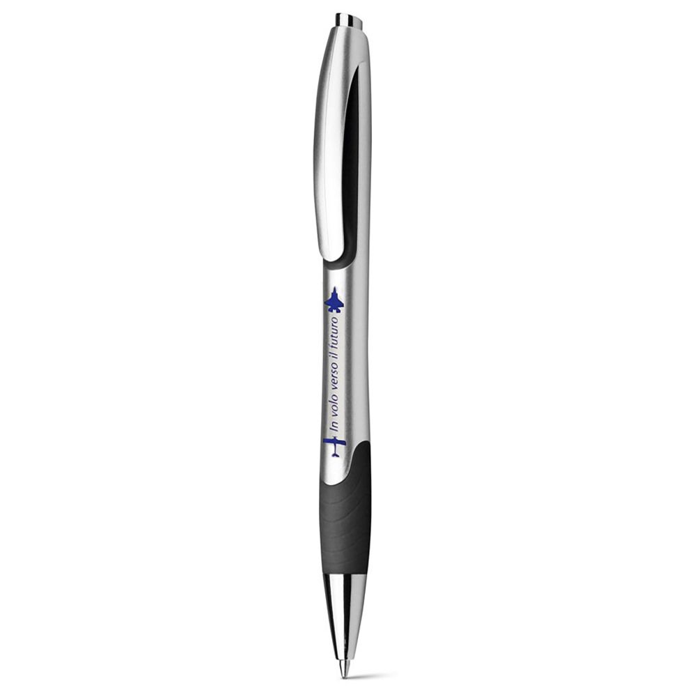 PENNA A SFERA ANTISCIVOLO COLORATO E CLIP INCHIOSTRO BLU ? 11 X 140 MM