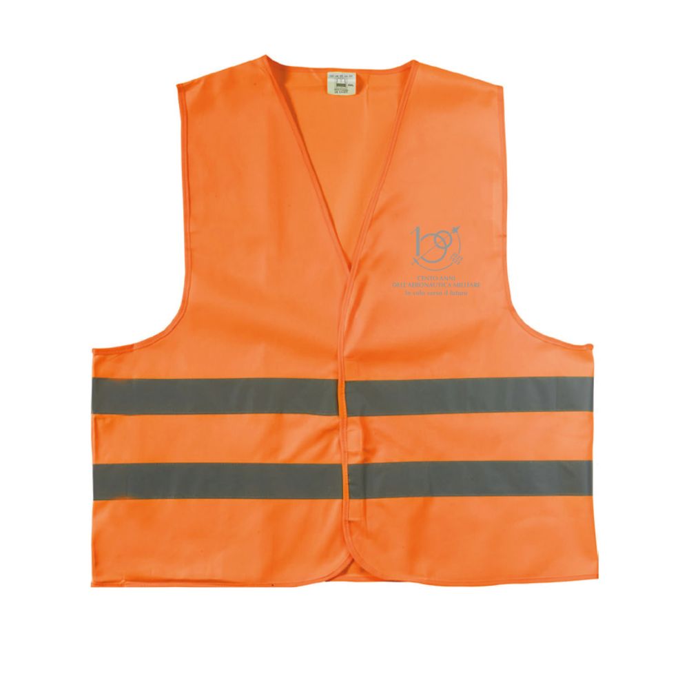 GILET D'EMERGENZA ARANCIO FLUO