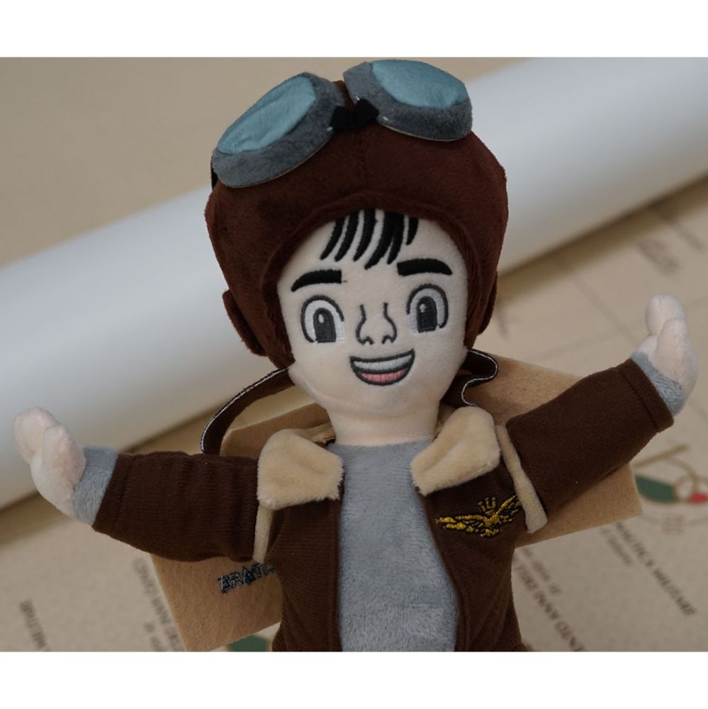 Roger mascotte peluche ufficiale per il Centenario dell'Aeronautica Militare