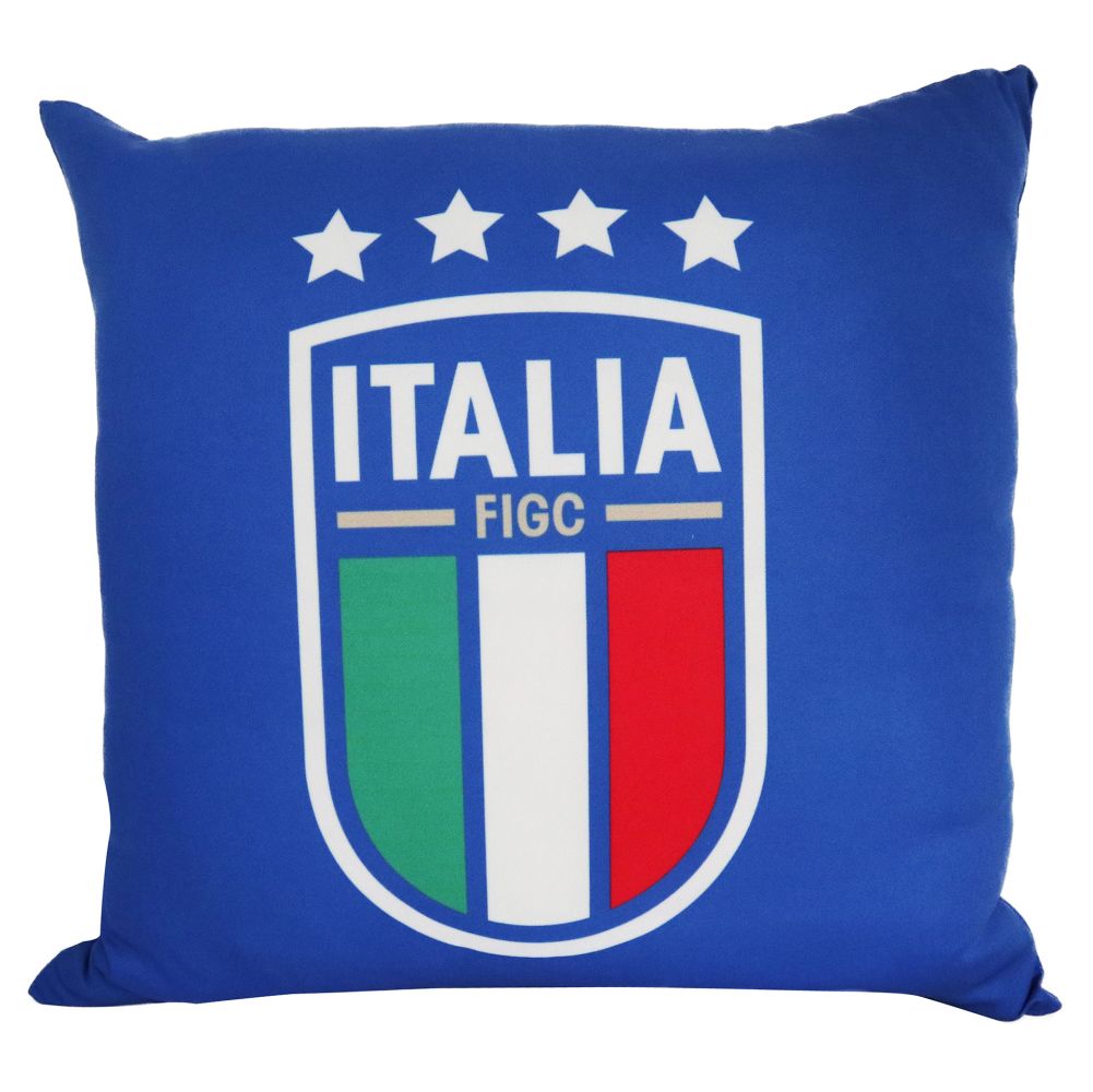 CUSCINO DA SALOTTO BLU CON LOGO FIGC