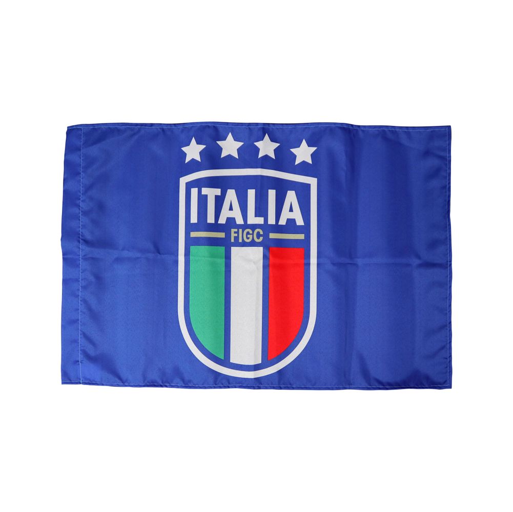 BANDIERA BLU 50X70 CM CON LOGO CENTRALE FIGC