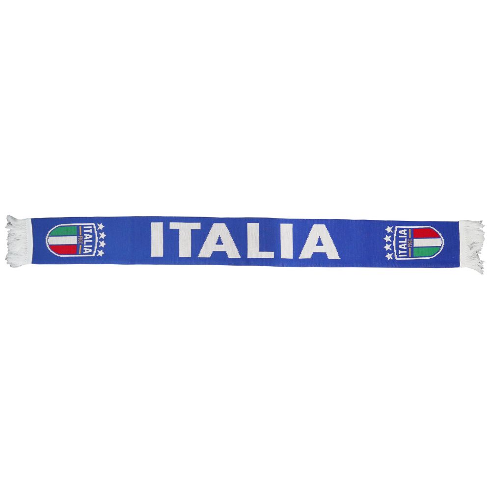 SCIARPA IN ACRILICO MODELLO TUBOLARE INGLESE ITALIA FORZA AZZURRI
