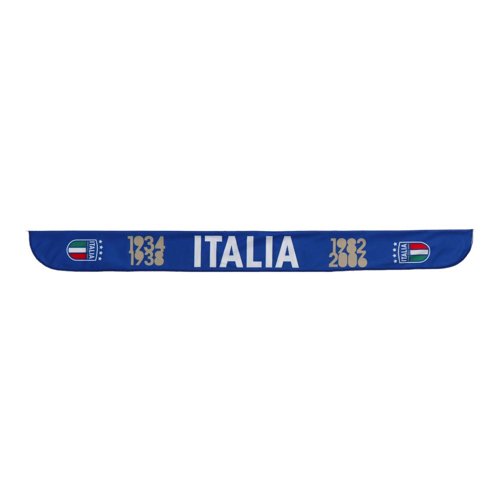 FASCIA FIGC IN POLIESTERE STAMPATA SCRITTA ITALIA CON PALMARES