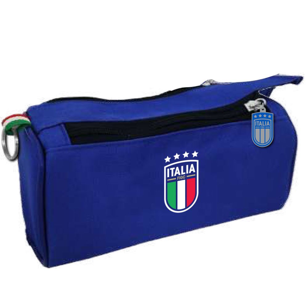PORTAPENNE A DOPPIA ZIP 21X10X8 CM FIGC