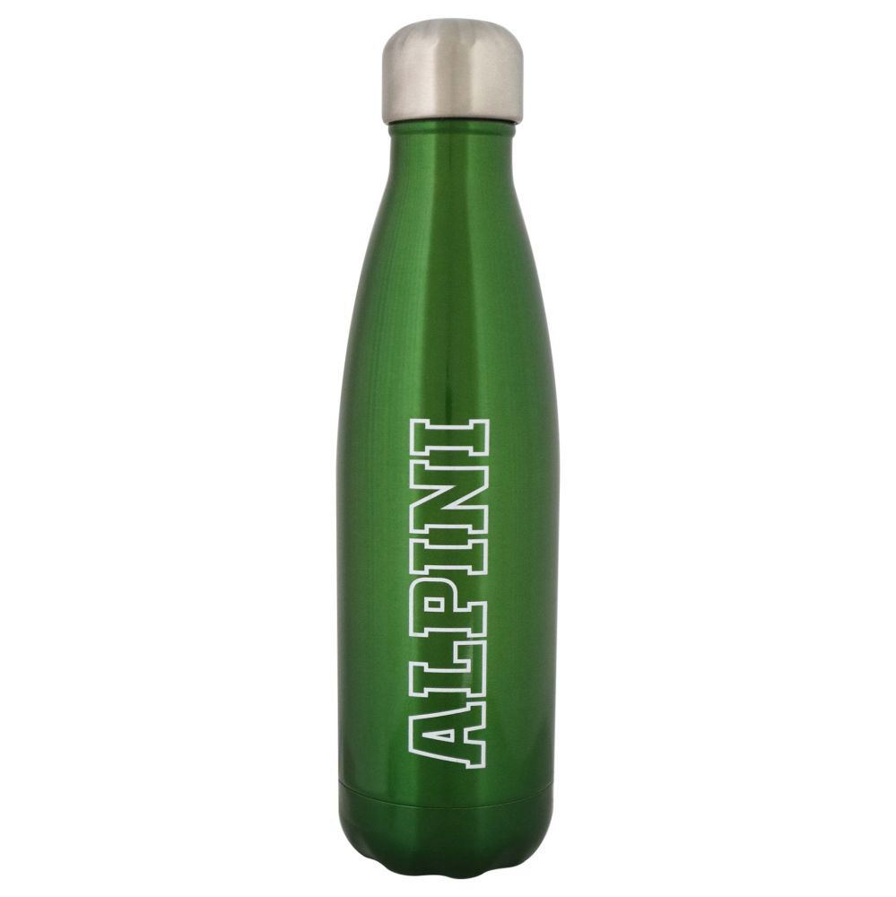 BORRACCIA IN ACCIAIO INOX VERDE 500 ML CON LOGO ANA E SCRITTA