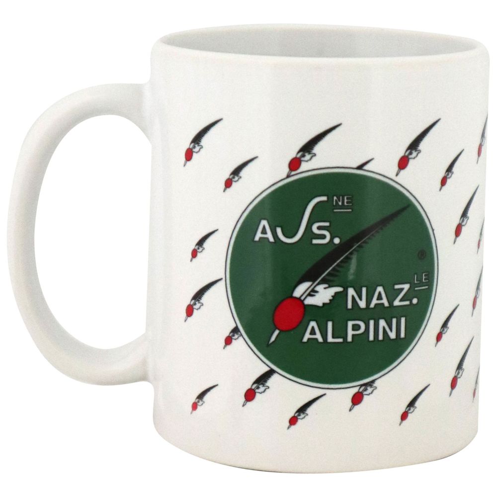 TAZZA MUG IN CERAMICA CON LOGO ANA E PIUME