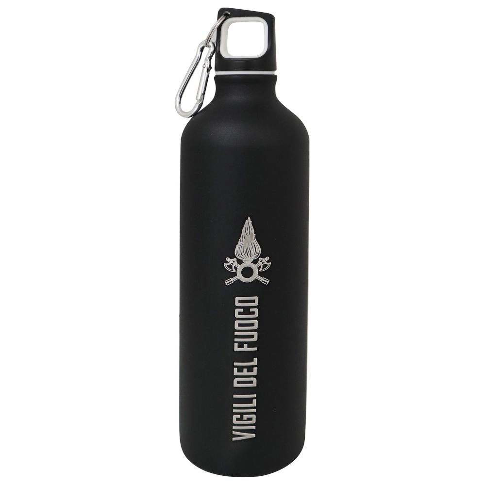 BORRACCIA 800 ML VIGILI DEL FUOCO CON MOSCHETTONE DIAMETRO 7,3X25,9 CM