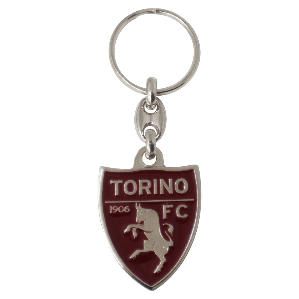 PORTACHIAVI IN METALLO SMALTATO TORINO FC MONOCROMATICO