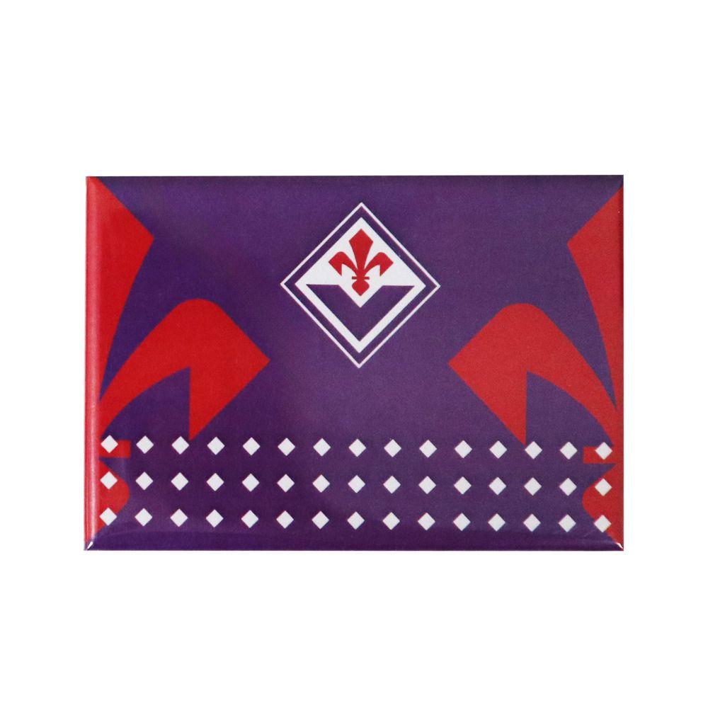 MAGNETE RETTANGOLARE 2 GIGLI LOGO FIORENTINA