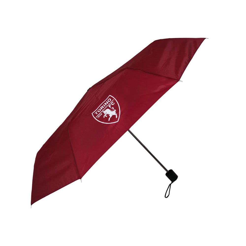 OMBRELLO TASCABILE BORDEAUX AUTOMATICO CON TORINO FC E LOGO BIANCHI