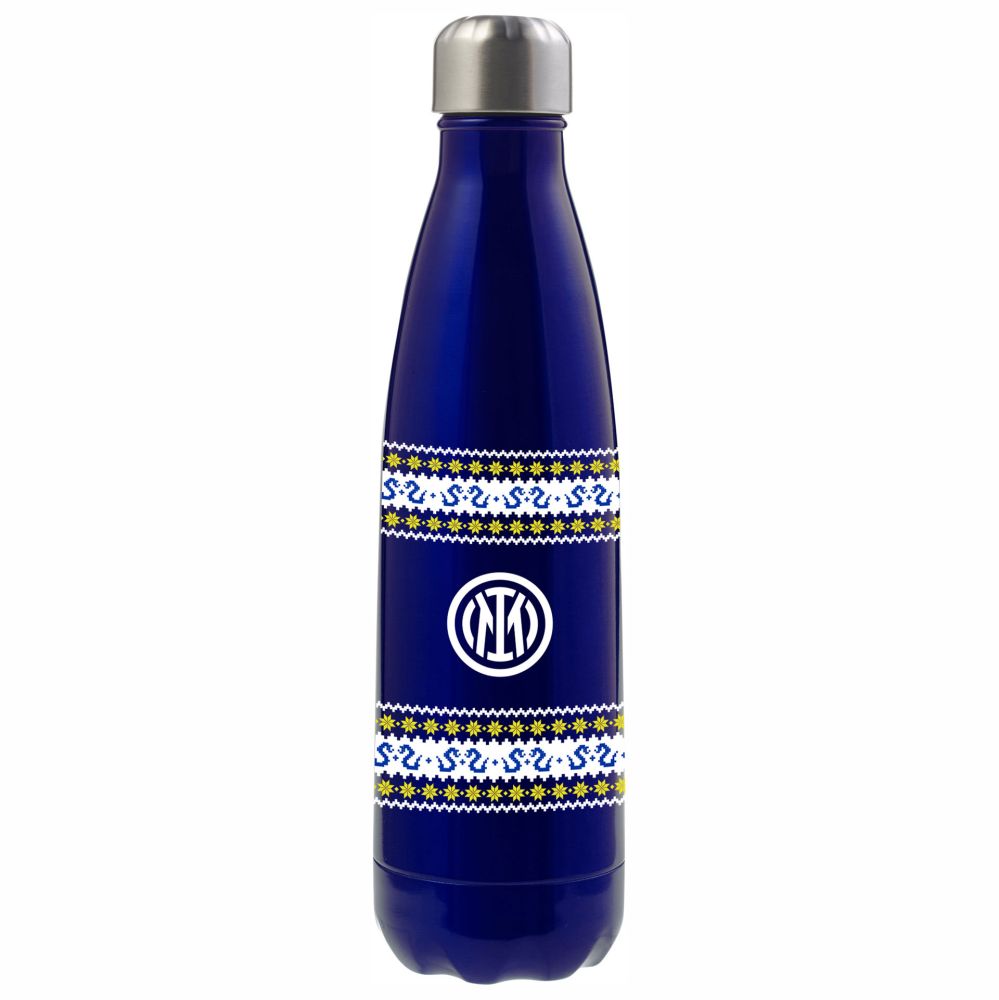 BORRACCIA IN ACCIAIO INOX RICICLATO 500ML DOPPIA PARETE CON STAMPA 360 N