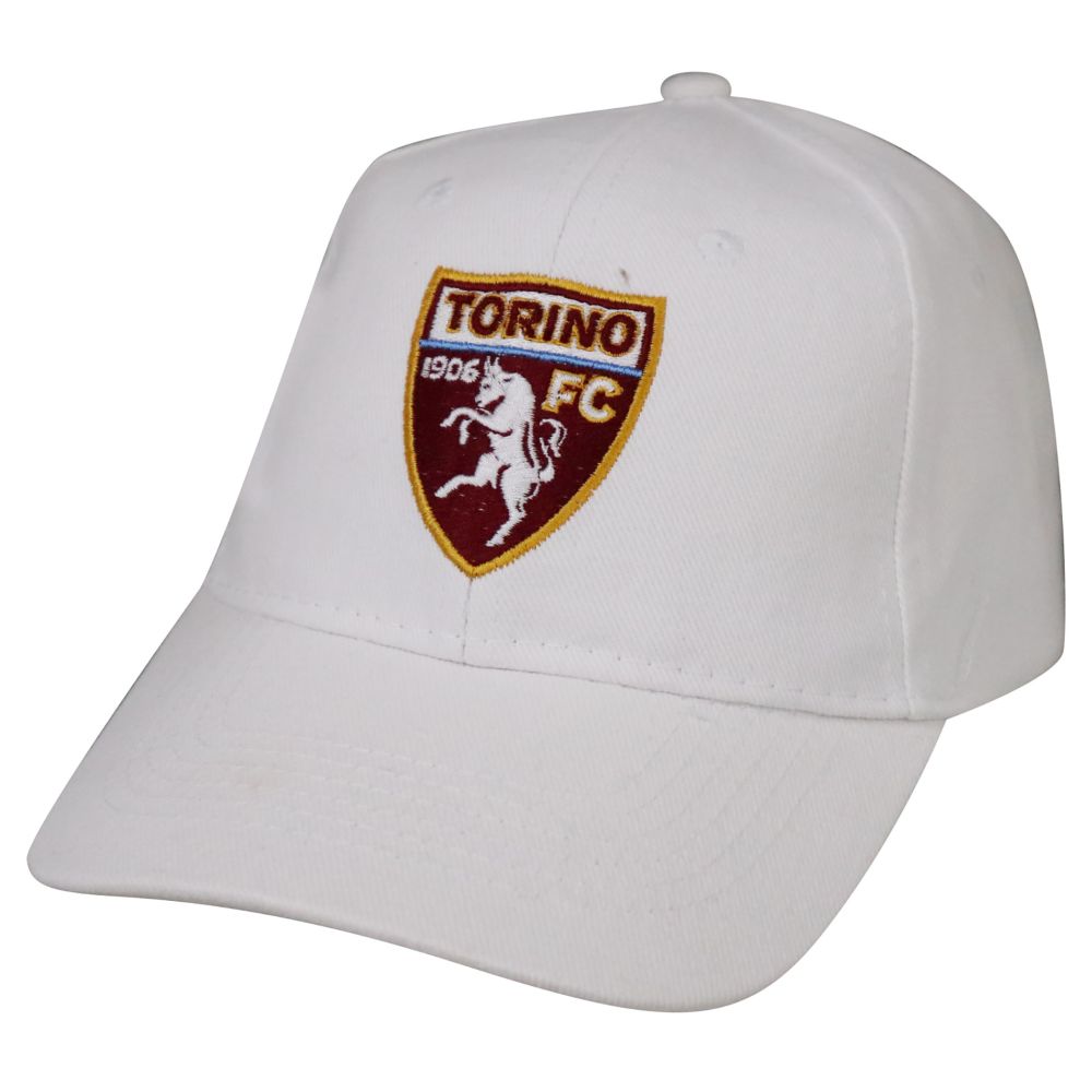 CAPPELLINO BASEBALL BIANCO CON LOGO TORINO FC