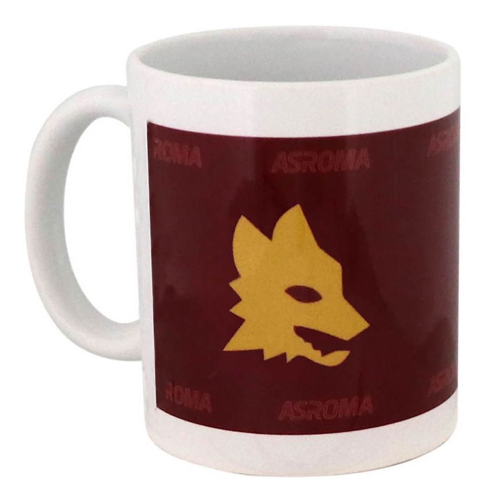 MUG IN CERAMICA INTERNO BIANCO LOGO LUPA