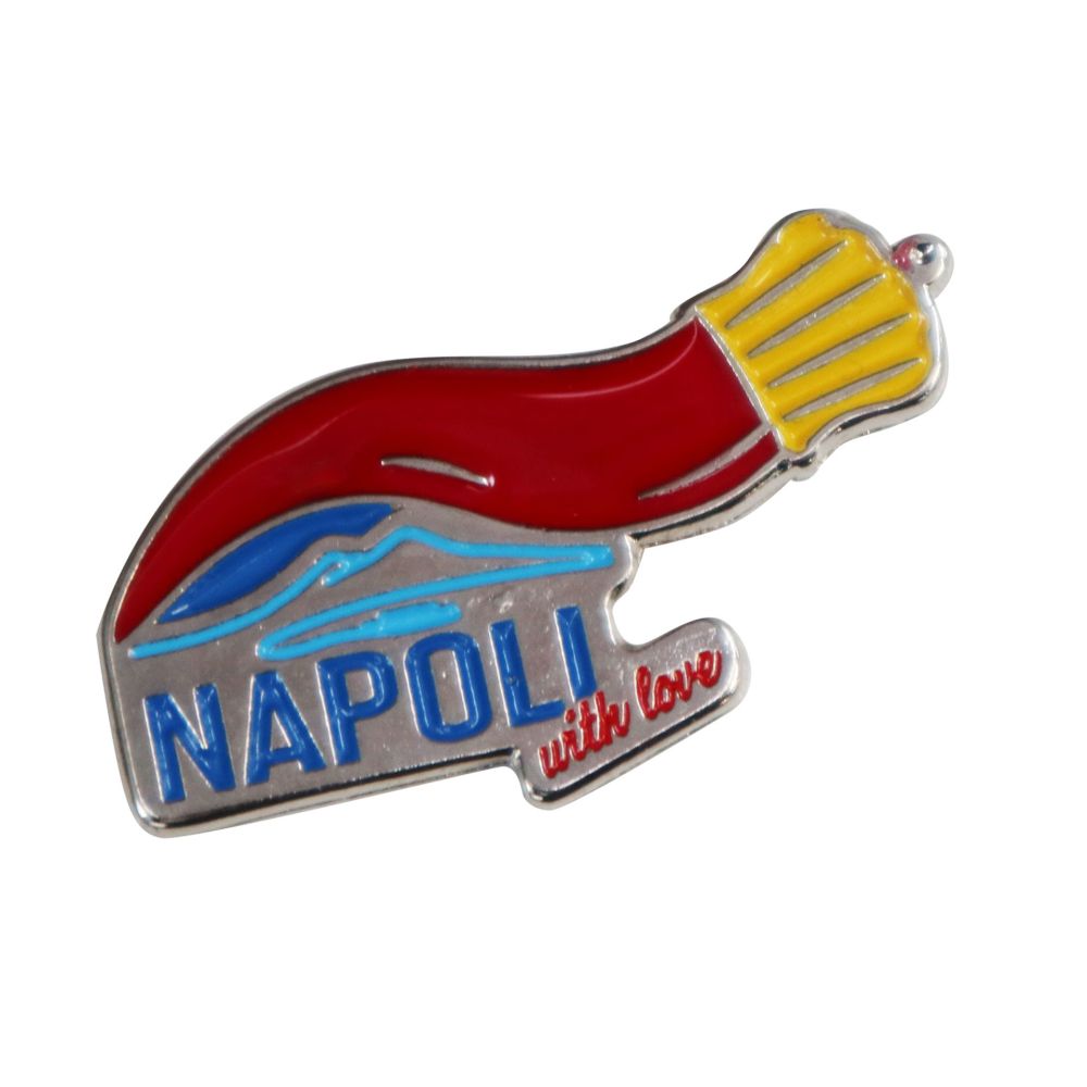 MAGNETE PEPERONCINO IN METALLO NAPOLI WITH LOVE