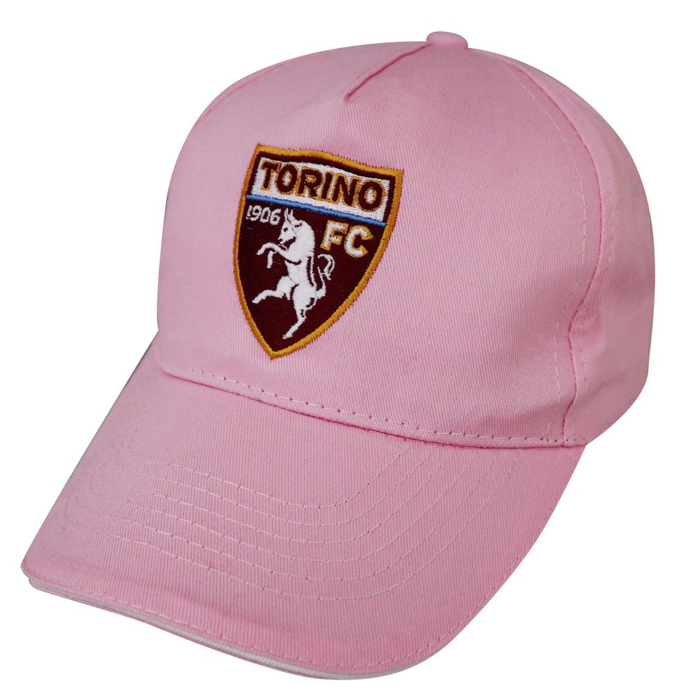 CAPPELLINO BASEBALL ROSA CON LOGO TORINO FC