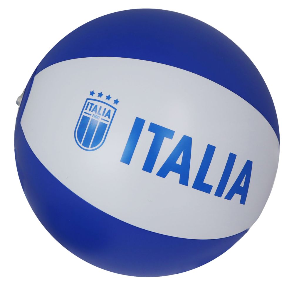 PALLONE DA SPIAGGIA GONFIABILE IN PVC DIAM.23CM. ITALIA