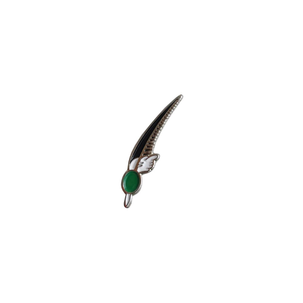 DISTINTIVO PENNA CON NAPPINA VERDE