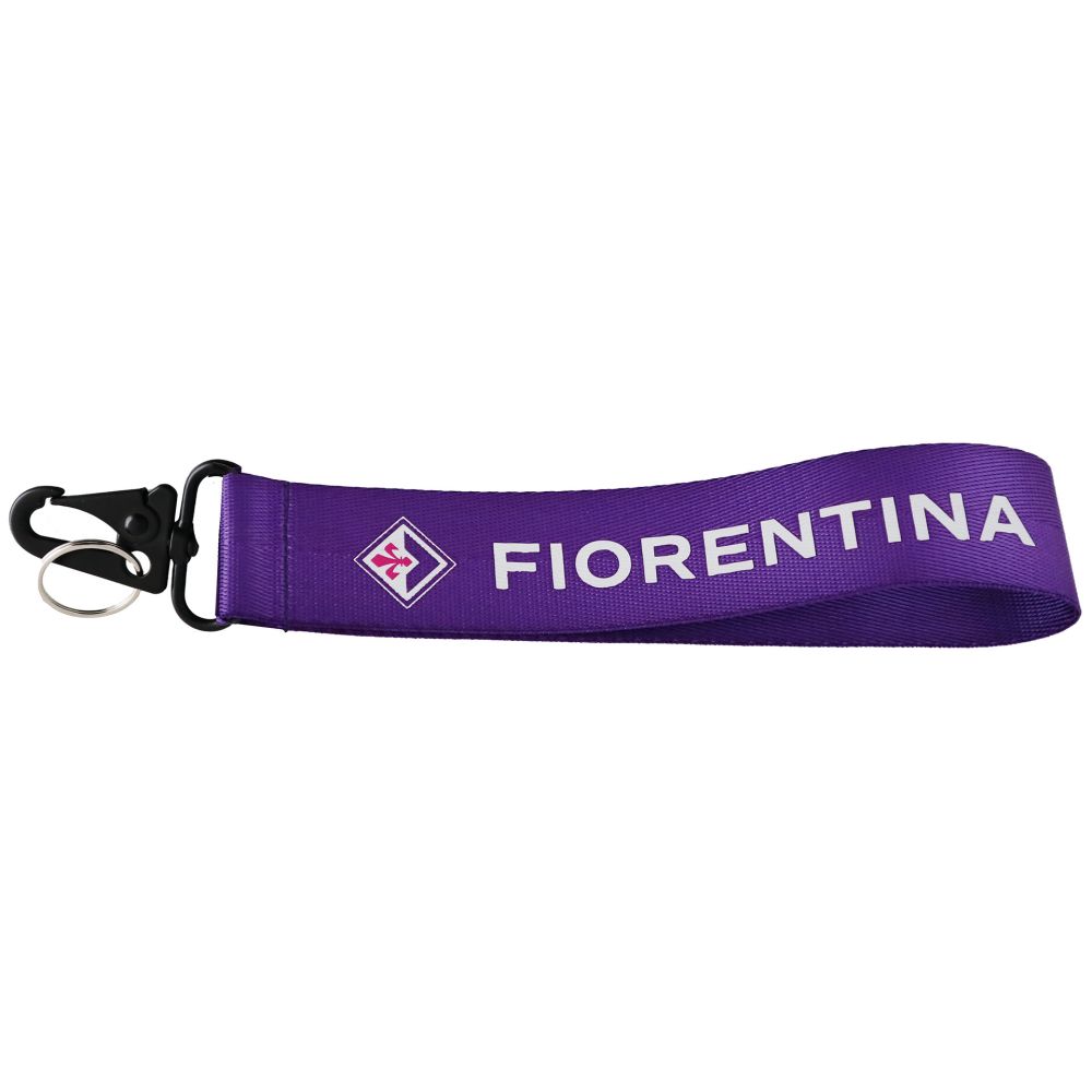 PORTACHIAVI IN TESSUTO CON MOSCHETTONE IN METALLO FIORENTINA