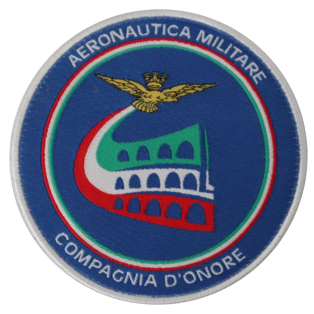 PATCH DISTINTIVO RICAMATO CON VELCRO ? 90 MM COMAGNIA D?ONORE