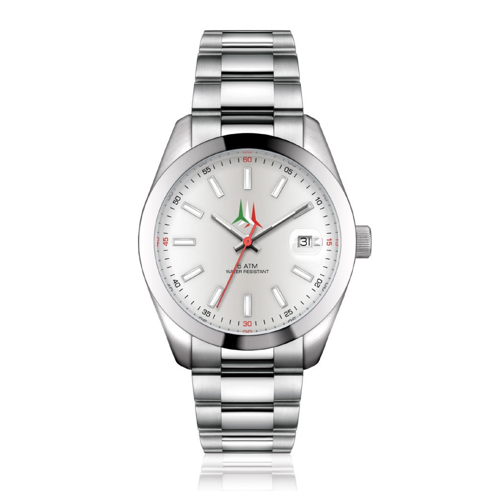 Orologio Con Cassa Acciaio 45 Mm Movimento Cronografo Os20 Miyota Bracc Giemme Store