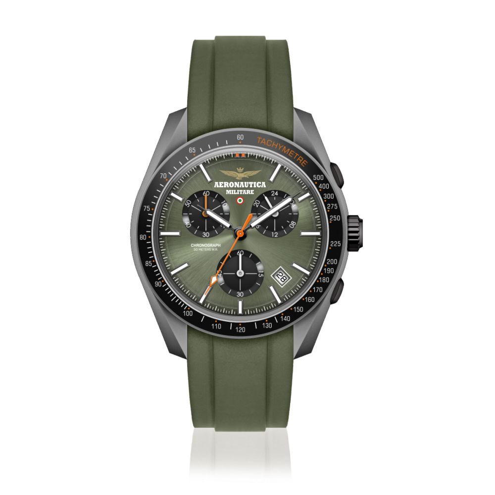LIMA OROLOGIO CON CASSA ABS 41 MM MOVIMENTO QUARZO CINT VERDEPU WATER