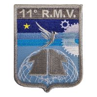 PATCH DISTINTIVO RICAMATO CON VELCRO 70X90 MM 11 RMV