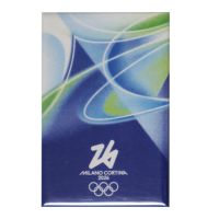 MAGNETE LOOK VERDE STAMPATO 78X53 MM - Olimpiadi Milano Cortina 2026