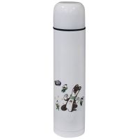 THERMOS ACCIAIO INOX BIANCO 1 LT. PARALYMPIC MASCOT MILO COLORATO STAMPA