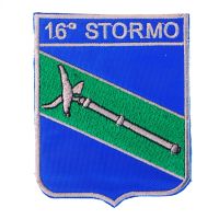 PATCH RICAMATA CON VELCRO 70X90MM 16 STORMO