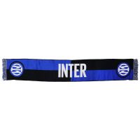 SCIARPA ACRILICO JACQUARD NERA BLU INTER